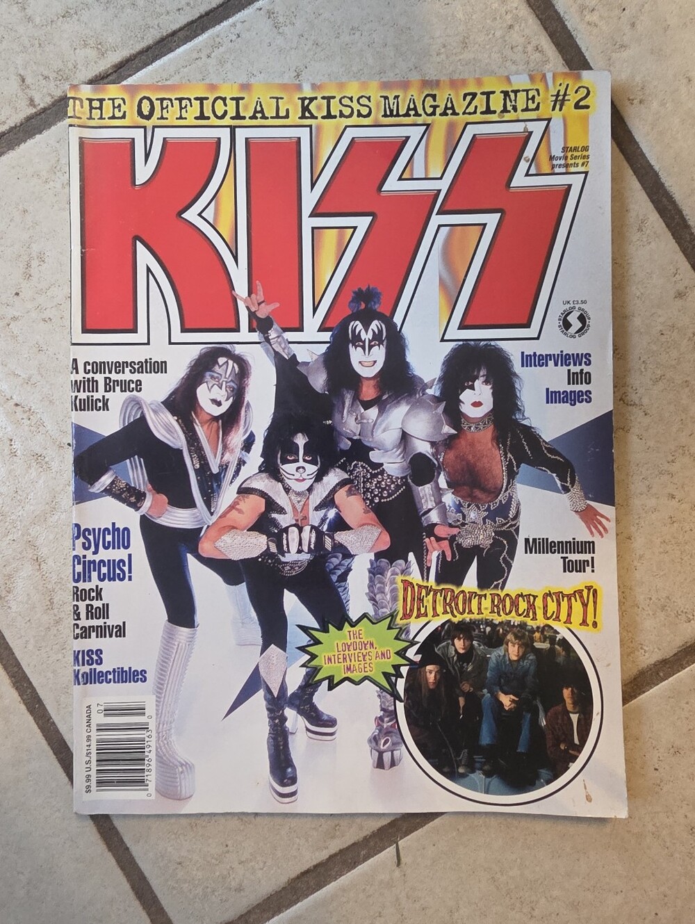 Official KISS Magazine #2 Starlog Movie Series Presents 1999